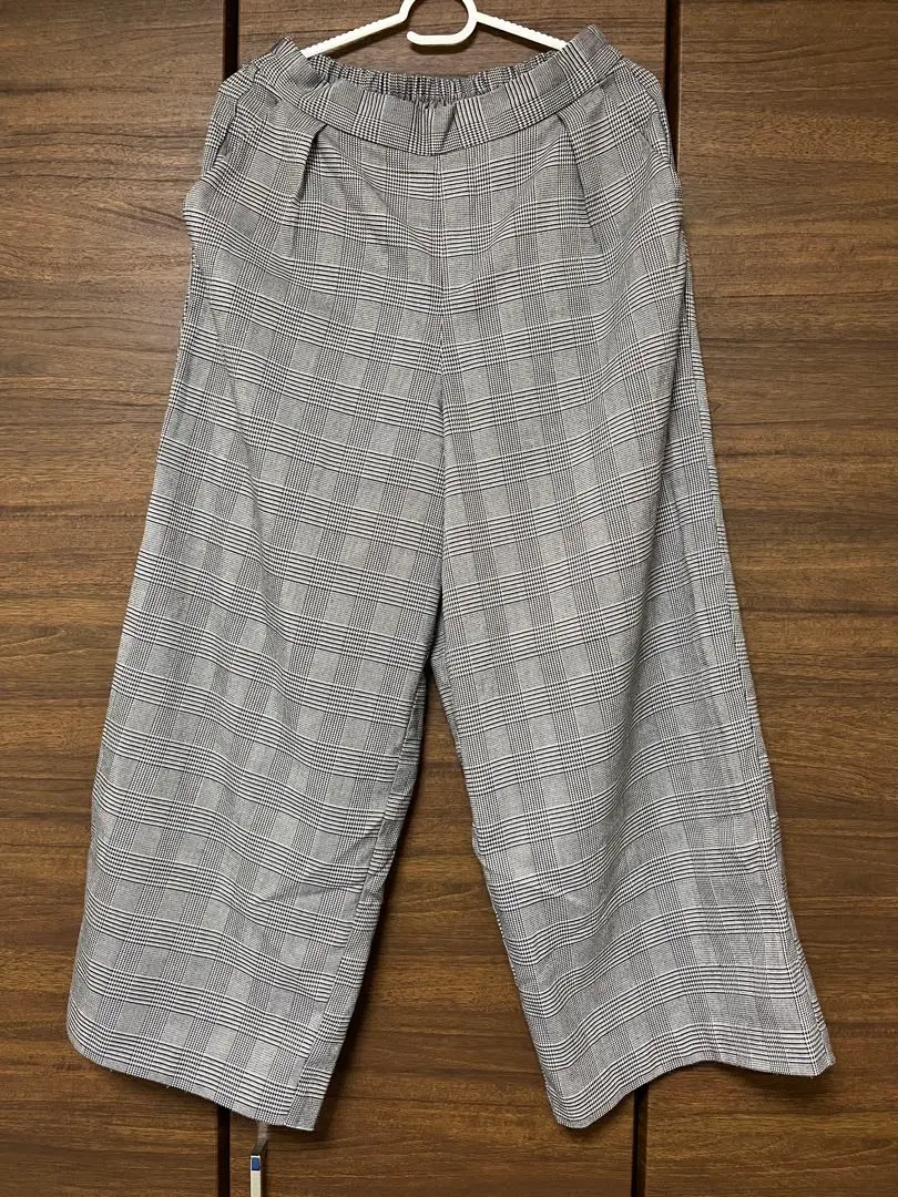 DRESKIP ドレスキップ 格紋長褲 L 尺寸 的縮圖