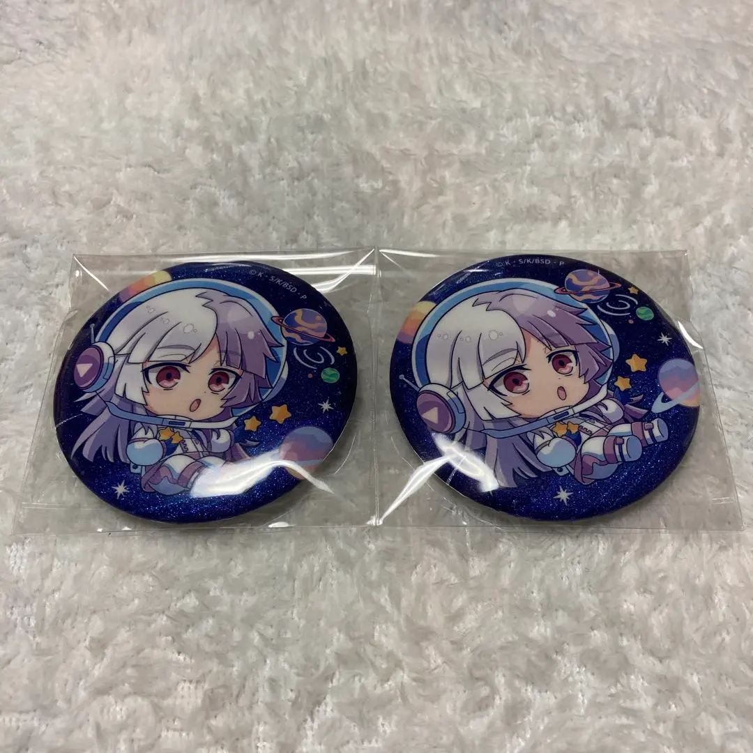 Thumbnail of Bungo Stray Dogs Glitter Can Badge Sigma (2 pieces)