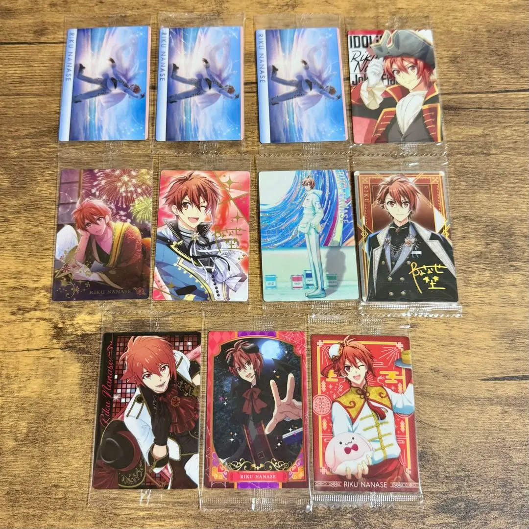 Thumbnail of Idolish7 Wafer Cards Riku Nanase 11-card set