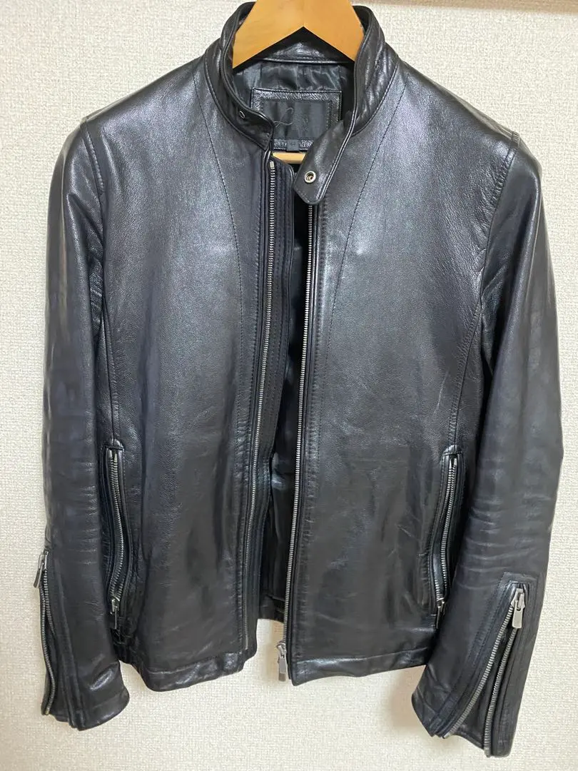 Thumbnail of Jackrose Love Maison Black Leather Jacket Riders