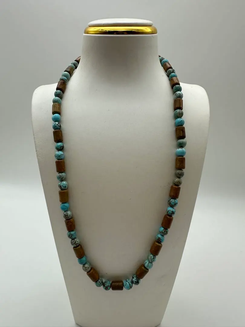 Thumbnail of ☆Natural Stone☆ Turquoise Women's Bracelet Free Size Beautiful Condition High Magnetism