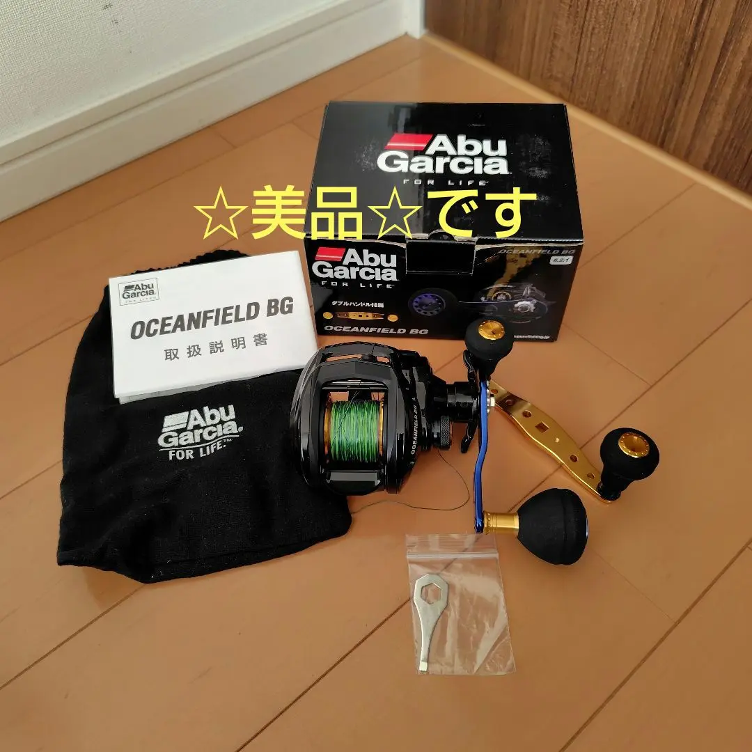 【中古品】 Abu Garcia　OCEANFIELD　BG　ダブルハンドルなし 2025年最新】OCEANFIELD BGの人気アイテム - メルカリ
