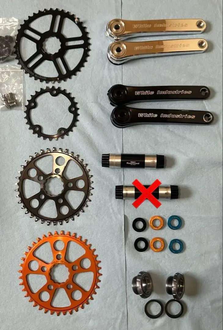 White Industries / Double-Double Crank Set / ホワイト