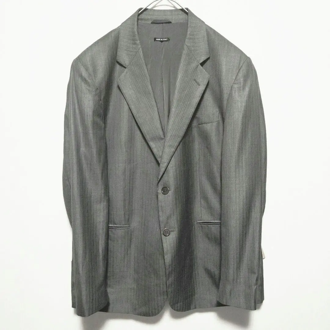 【美品】ジョルジオアルマーニ　テーラードジャケット　ウールシルク　総裏 ジョルジオアルマーニ GIORGIO ARMANI テーラードジャケット 3B