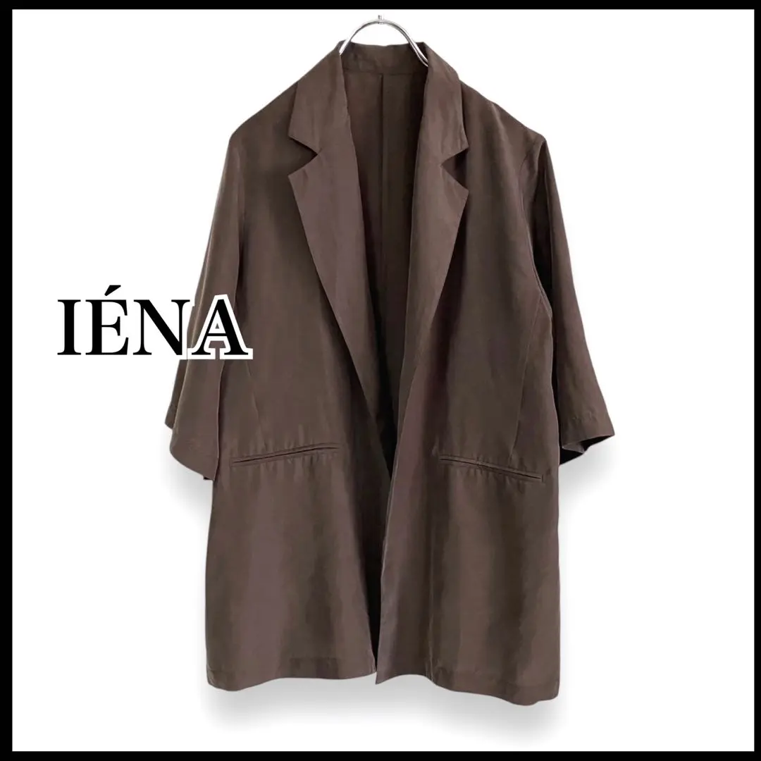 IENA（イエナ）の「LIEN シルククロップドスリーブジャケット