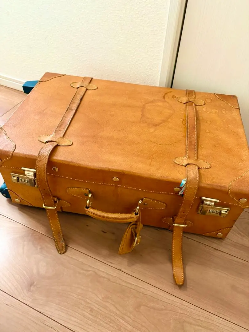 Thumbnail of Weekend Sale Only!! Camel Leather Carry Case Eurasia Antique