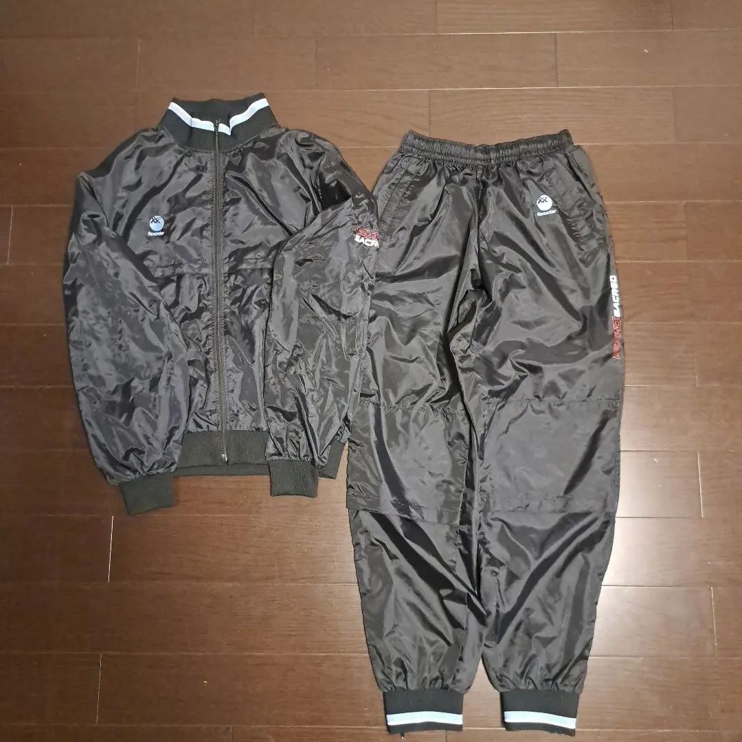 90's-00's Recorder ASICS セットアップ Ｏ 未使用品 90s asics】OLD RECORDER アシックス ジャージ トラック