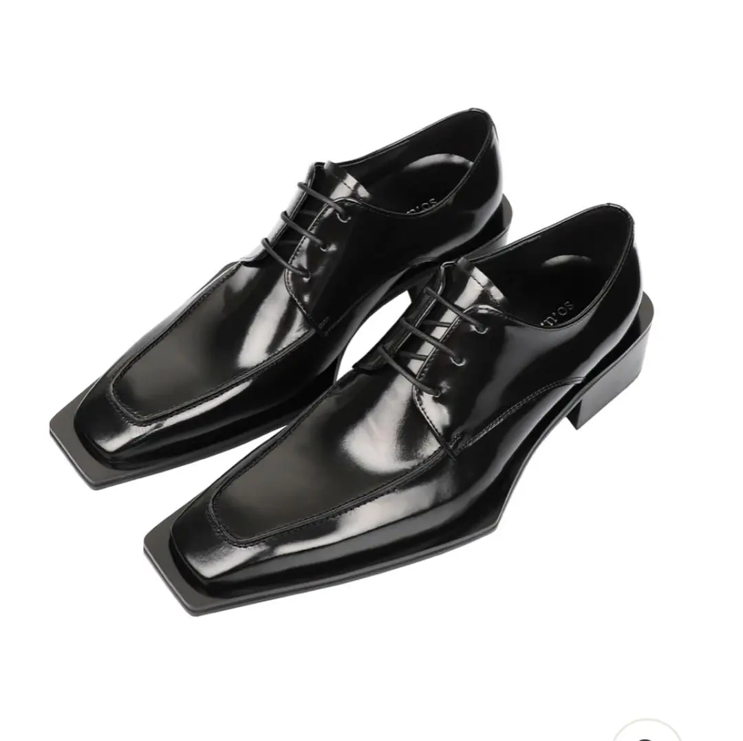soulesures x sur8ery黒 レザー サイドゴアブーツ 厚底 soulesures x sur8ery黒 レザー サイドゴアブーツ 厚底