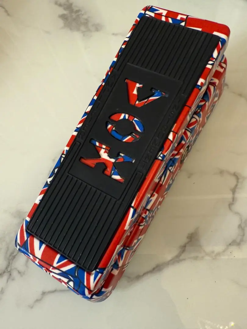 VOX Wah-Wah V847 エフェクター ユニオンジャック柄 VOX V847 Union Jack（エフェクトONが小さいです）」: こいち