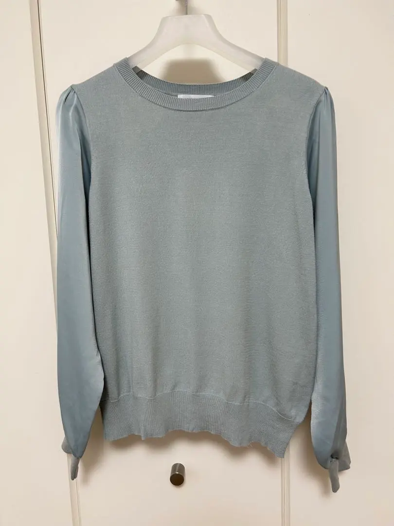 Thumbnail of NATURAL BEAUTY BASIC Women's Top, Light Blue, Size M