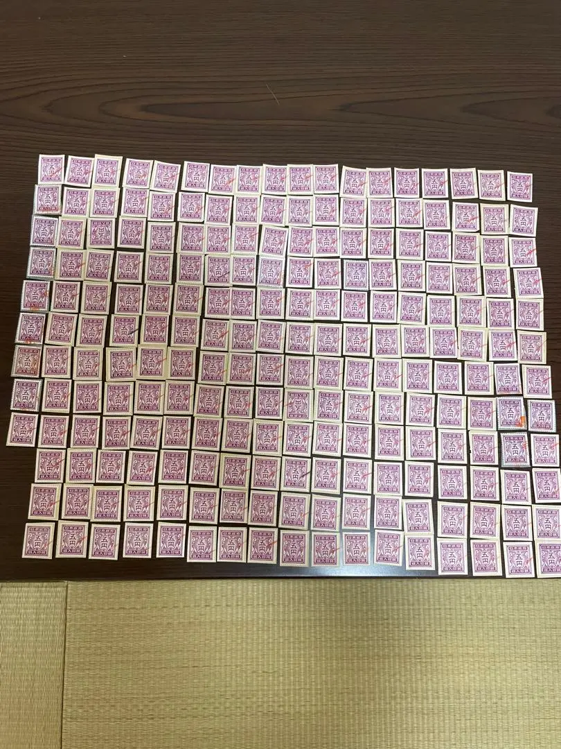 使用済　旧収入印紙 20,000円 6枚セット コレクション用 旧タイプコレクション用】収入印紙 20000円 1枚 使用済 のり無し
