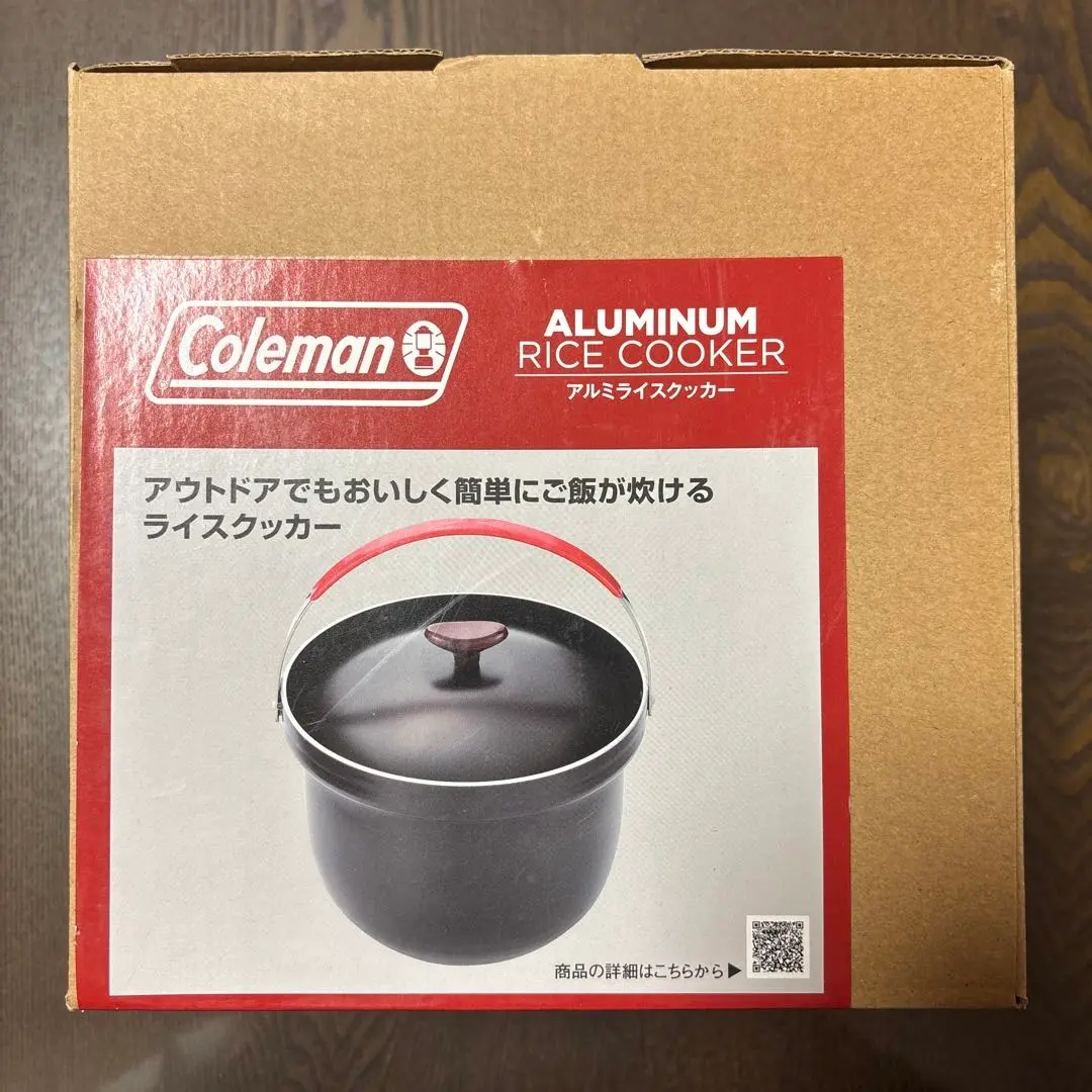 【新品未使用】Coleman アルミライスクッカー　アウトドア　炊飯器 Amazon | Coleman(コールマン) アルミライスクッカー 3合 ノン