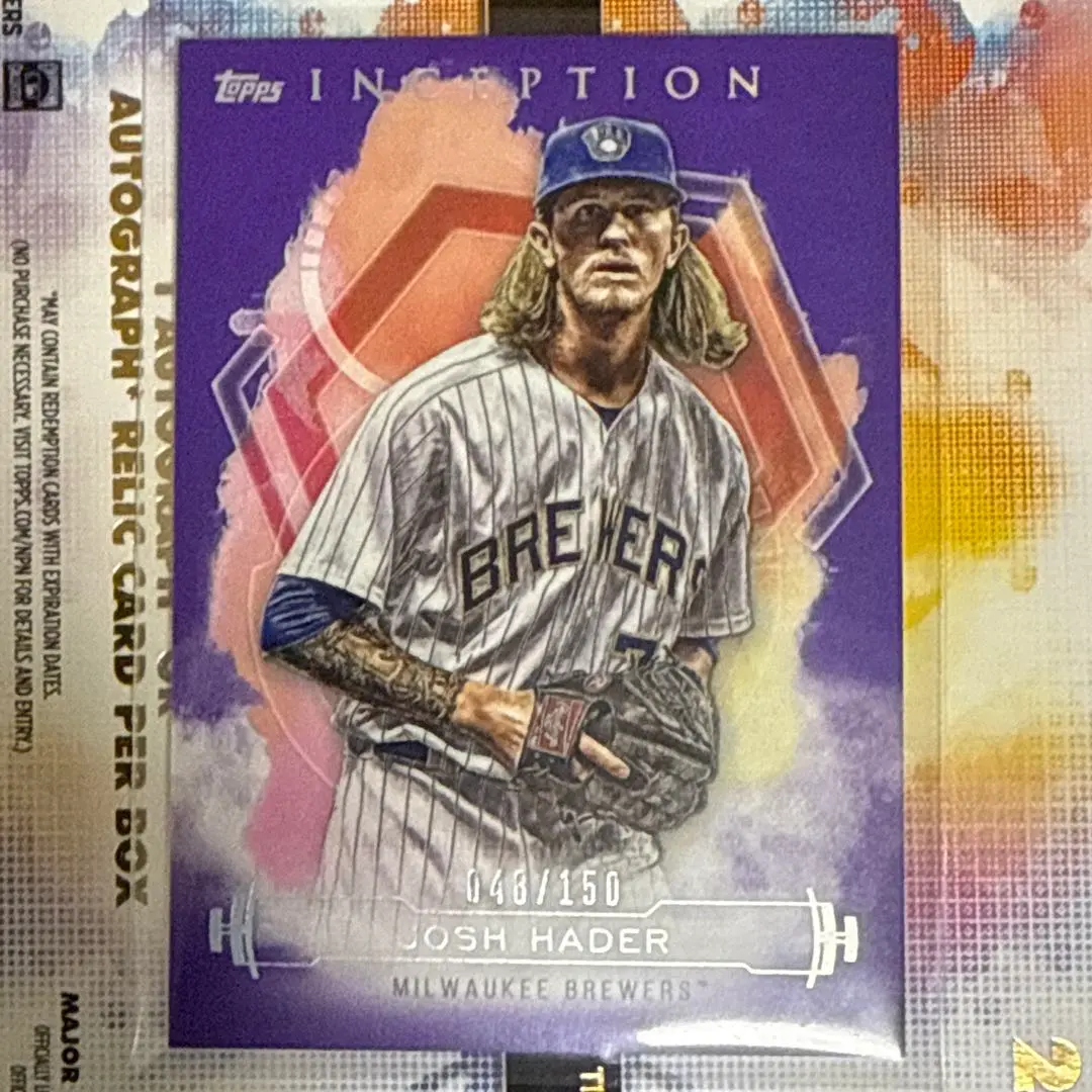 Topps ジョシュ・ヘイダー 直筆サインカード auto 10シリ JOSH HADER 2022 TOPPS BASEBALL STARS AUTOGRAPH AUTO #22/99