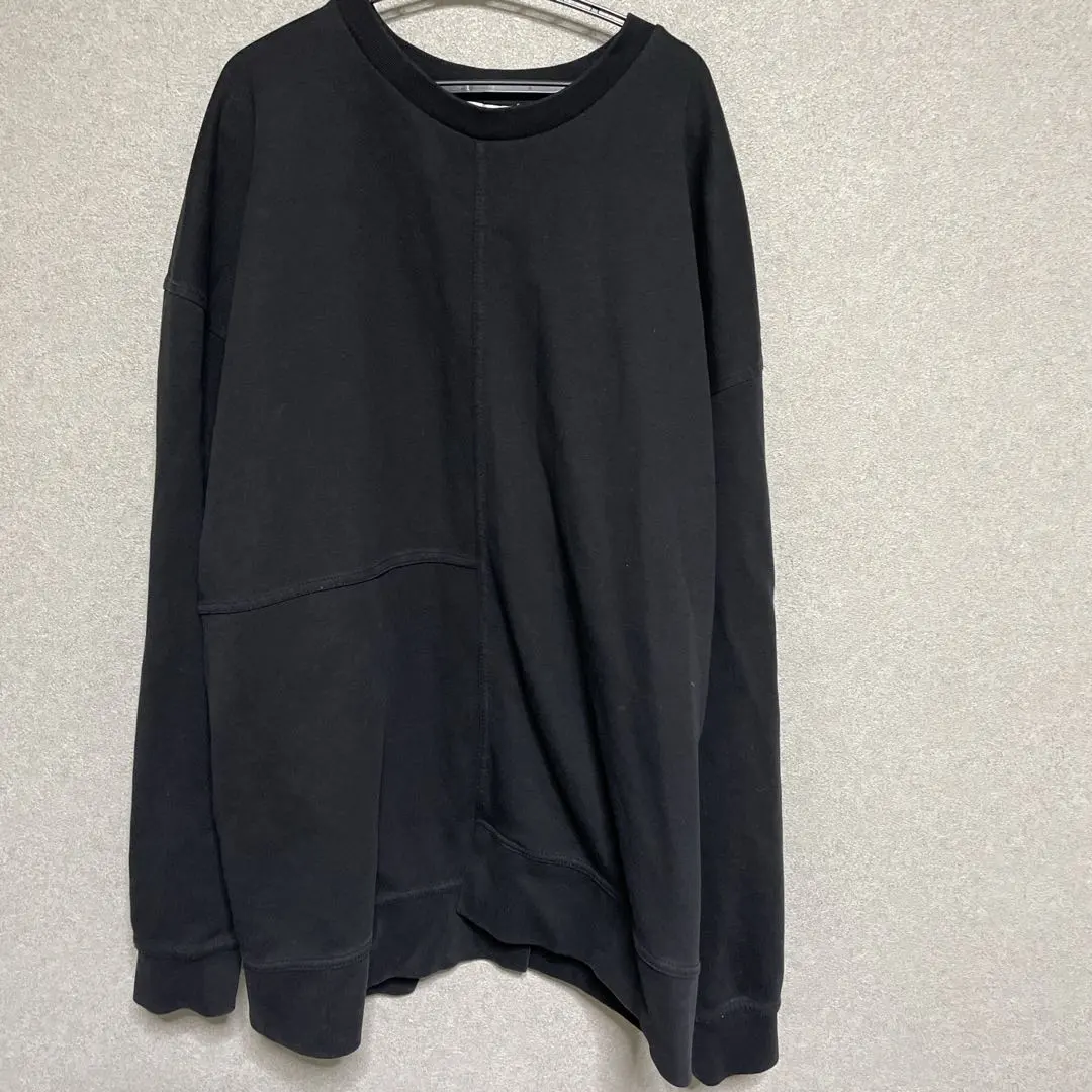 Thumbnail of ZARA Asymmetrical Sweatshirt / Trainer - Black - L