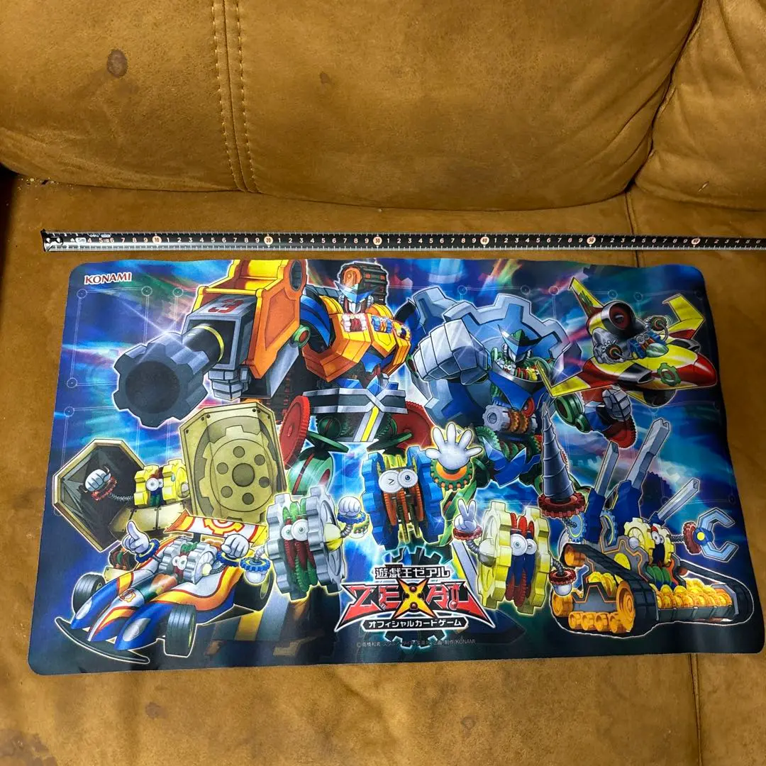 遊戯王　ハーフプレイマット　ギアギア　青 遊戯王 ハーフプレイマット ギアギア 青