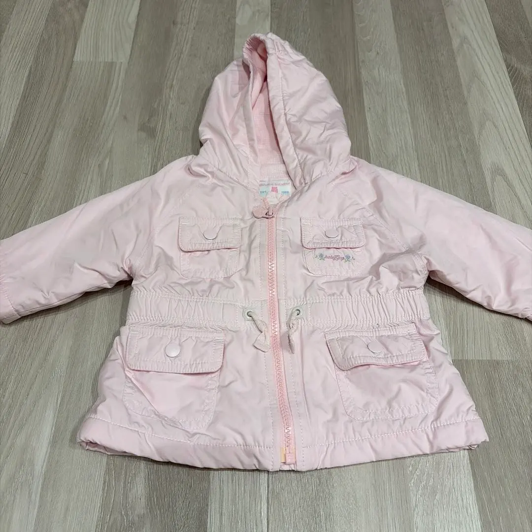 Thumbnail of Baby Gap baby hooded jacket, 0-6 months, pink, fancy