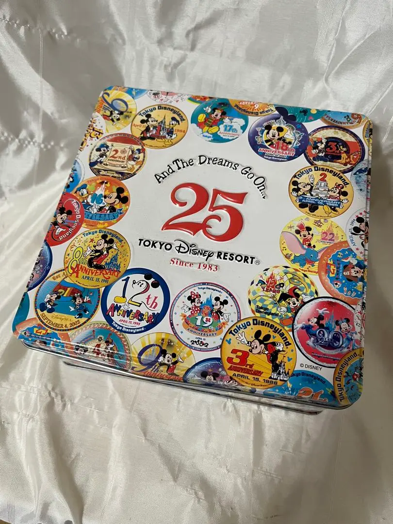 【同梱割引可能】東京ディズニーランド20周年記念 缶バッグDisney お菓子缶 6個セット】ディズニー お菓子缶 空き缶 東京ディズニーランド