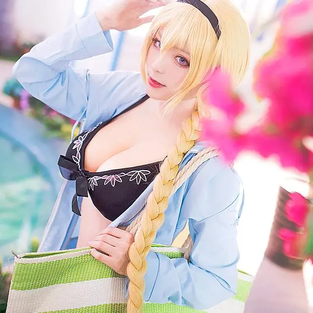 未使用新品 コスプレ FGO ジャンヌ オルタ 英霊祭装 水着 S