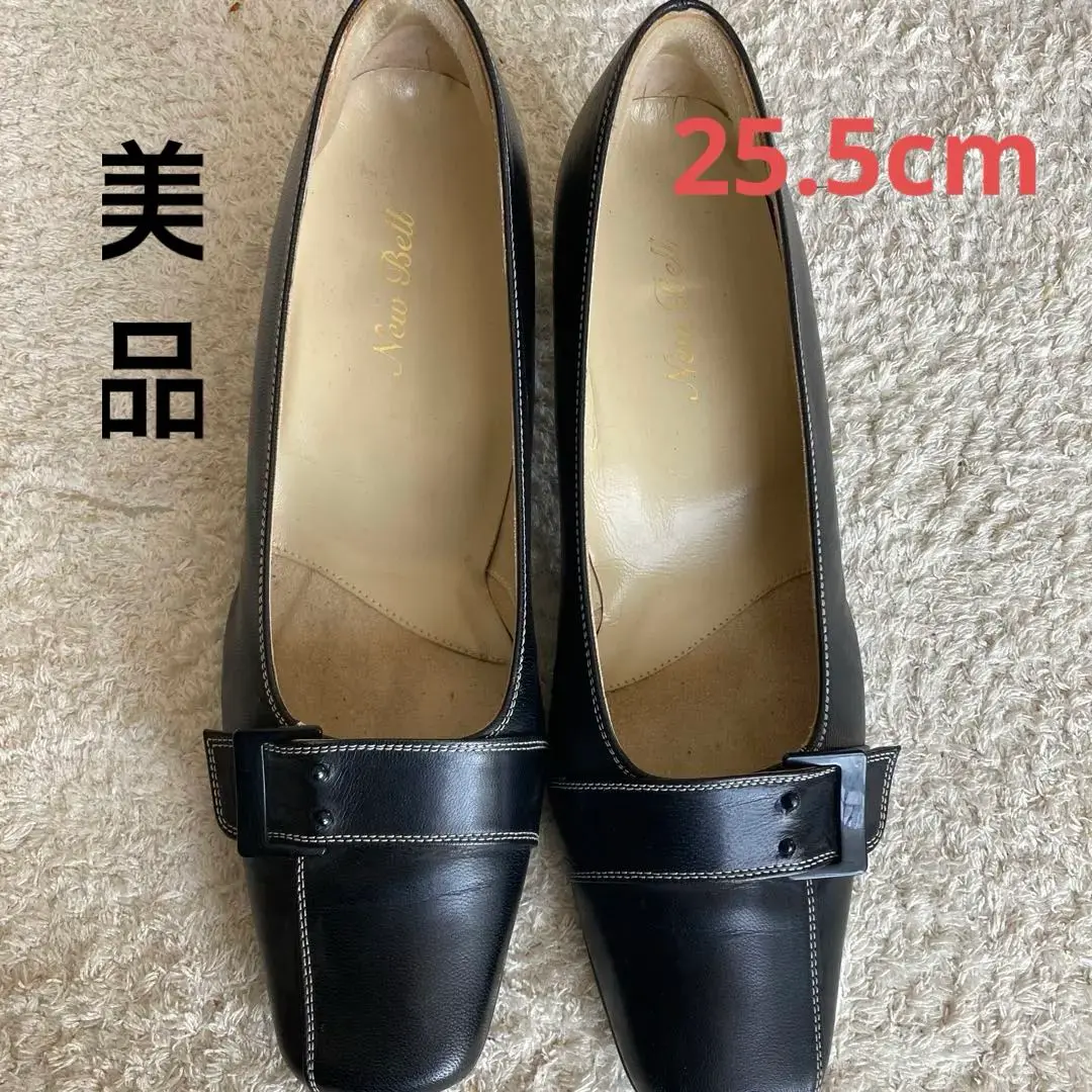 983◆25cm 1001 高級婦人靴 NewBell レザー キャメルブラウン ショートブーツ
