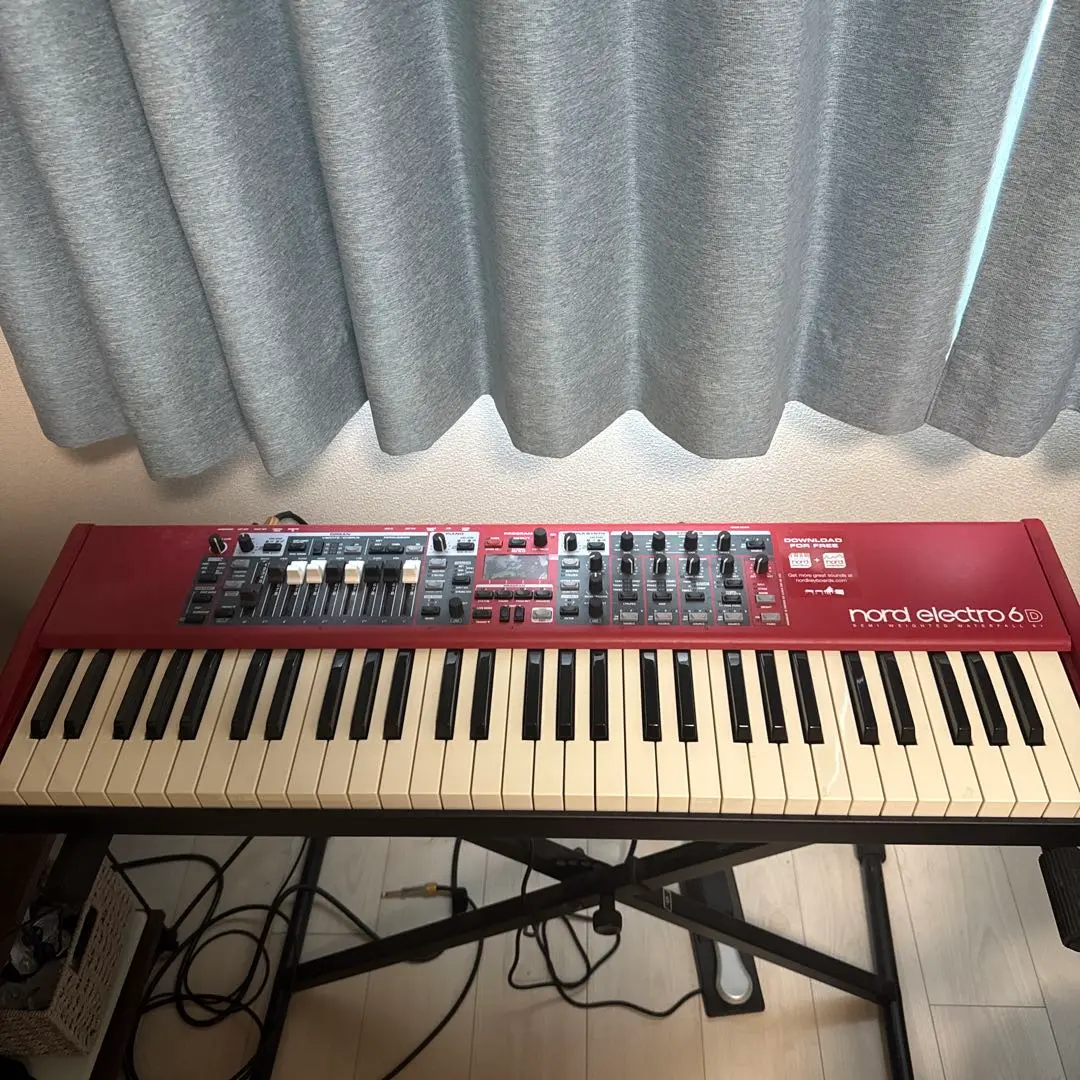 Nord Electro 6D 61鍵　純正ケース、ペダル付き Nord（CLAVIA） Nord Electro 6D 61+専用ソフトケースセット