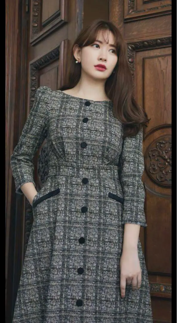 herlipto Summer Tweed Midi Dress ツイード Summer Tweed Midi Dress - YouTube