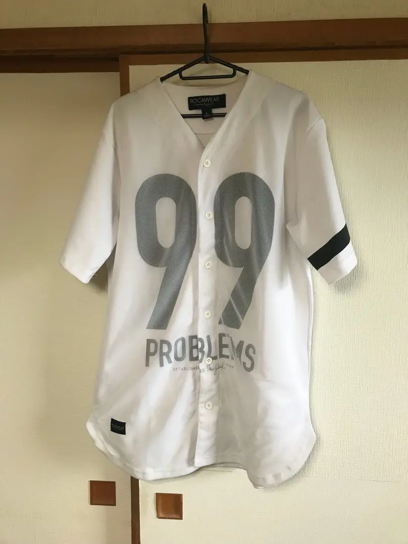 rocawear　ベースボールシャツ　ＸＬ(2XL~3XL)　BLACK 2025年最新】roca wear ベースボールシャツの人気アイテム