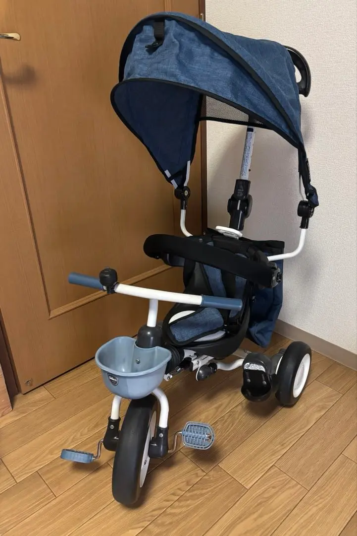 【美品】コンポフィット2 ides 子供用三輪車　動作良好品　デニムブルー コンポフィット2 | 生産終了品一覧 | アイデス公式サイト