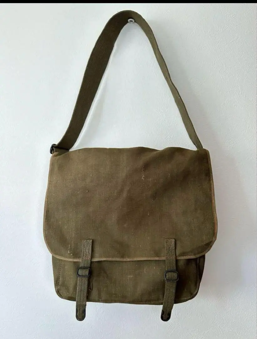 Thumbnail of French Army Linen Shoulder Bag from the 1950s