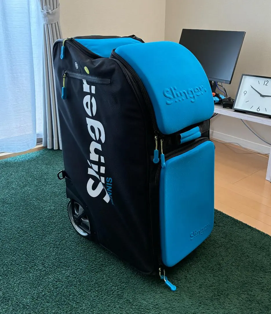 スリンガーバック　使用回数少なめ　slinger テニス 買うなら今がおトク！ テニス球出し機「Slinger Bag(スリンガー