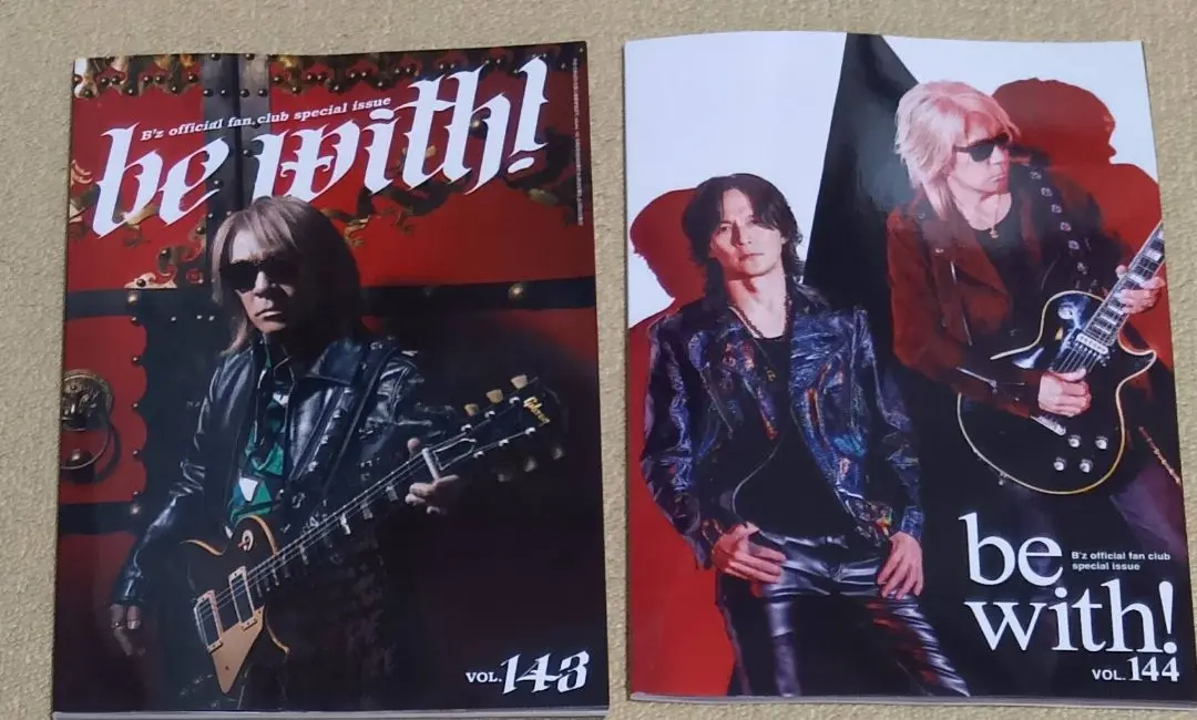 B'z 会報&グリーティングカード B'z be with! 会報 グリーティングカード セット - メルカリ