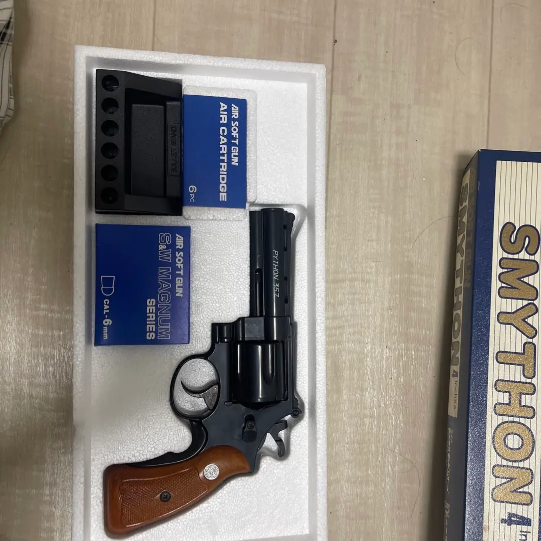 希少　コクサイ SMYTHON スマイソン 357マグナムカスタム　木製グリップ スマイソン
