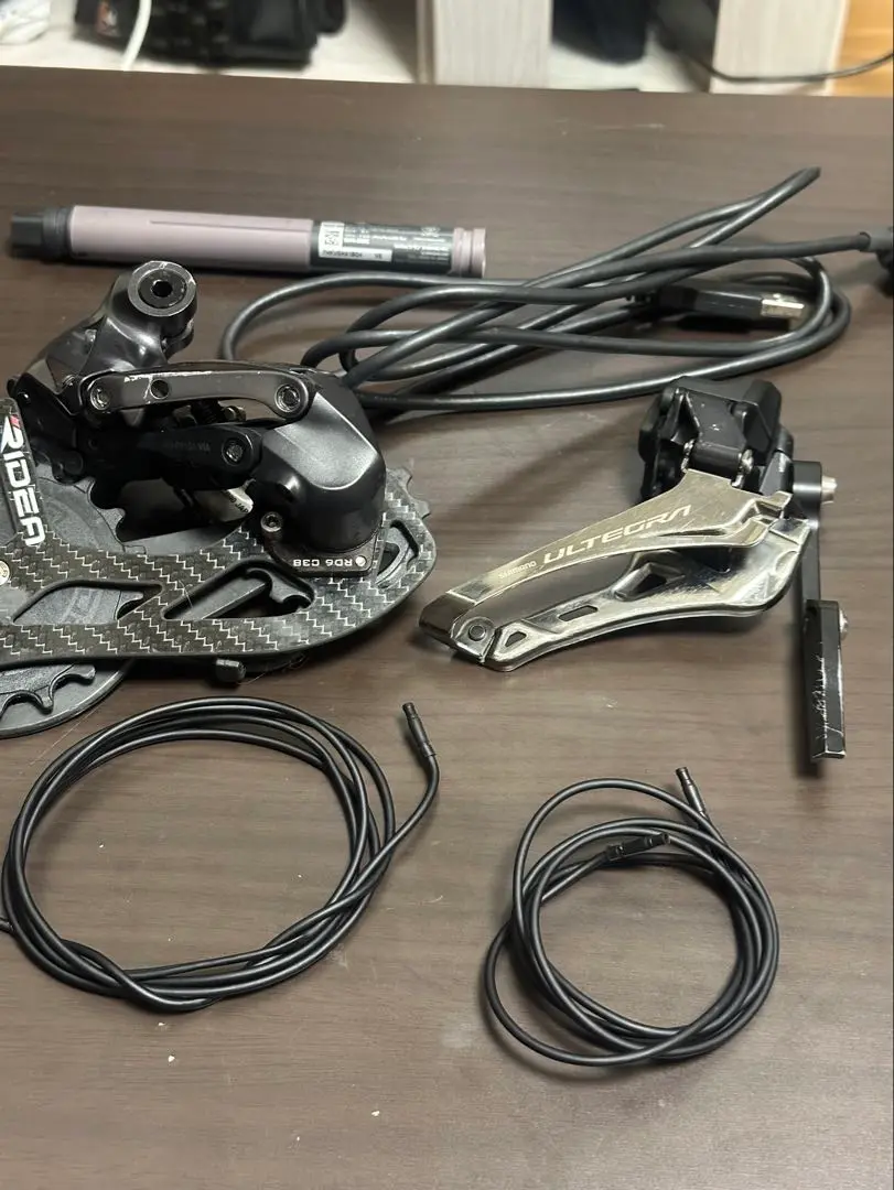最終値下げ　ShimanoR8000 ディレイラーセットrideaビックプーリー シマノ SHIMANO アルテグラ RD-R8000 RIDEA C38 RD6 ビッグ