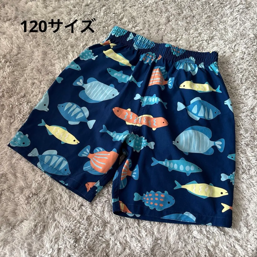 泳衣 男孩 魚圖案 120 的縮圖