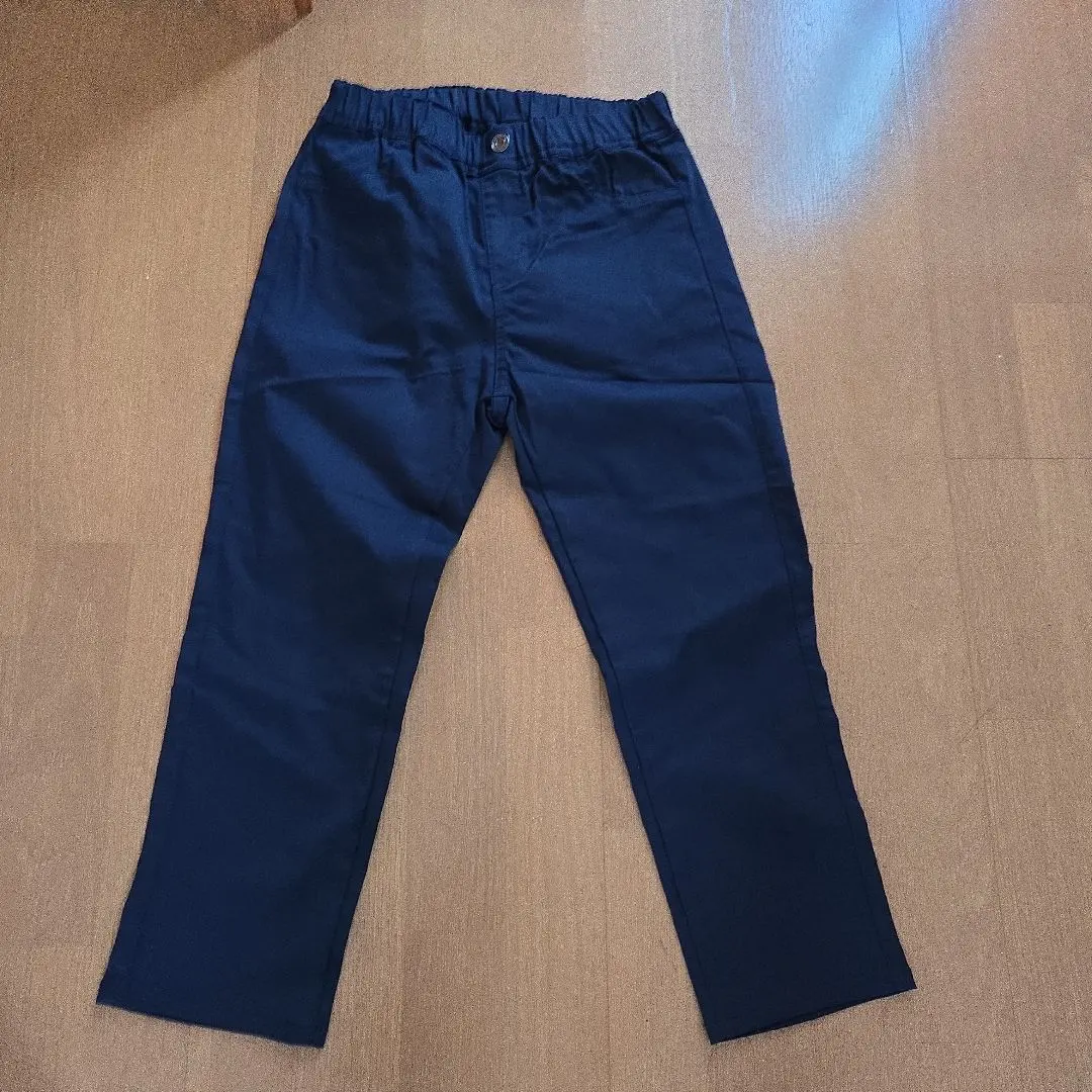 Thumbnail of Navy leggings pants, elastic waist