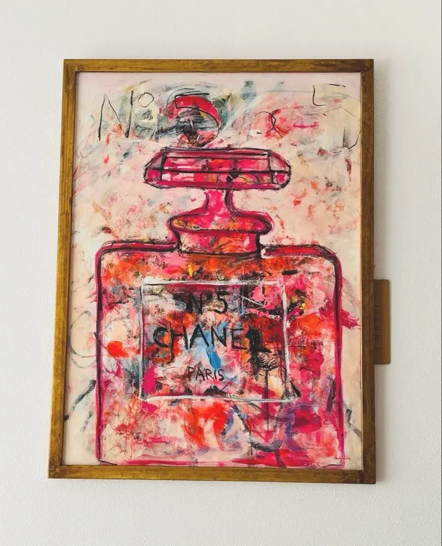 SANDY WELCH アートボード フローラ パープル Francfranc（フランフラン）の「SANDY WELCH アートボード