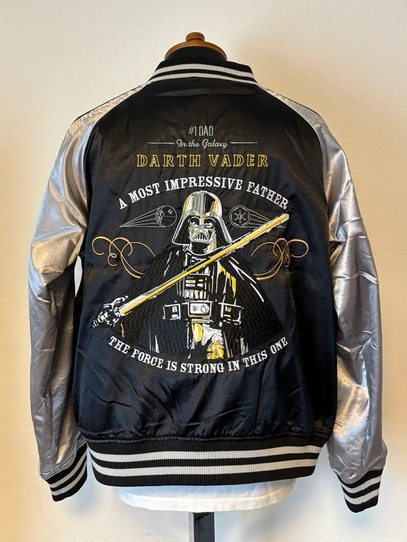 希少☆ スターウォーズ STAR WARS レザージャケット　革ジャン　ブルーL 希少☆ スターウォーズ STAR WARS レザージャケット 革ジャン