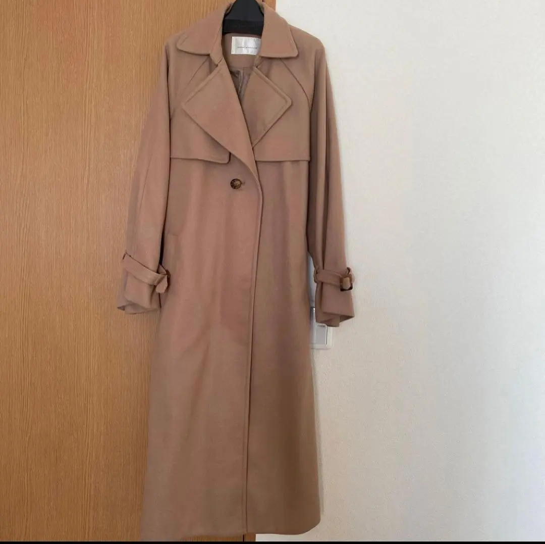 Thumbnail of NICE CLAUP Long Coat with Back Ribbon