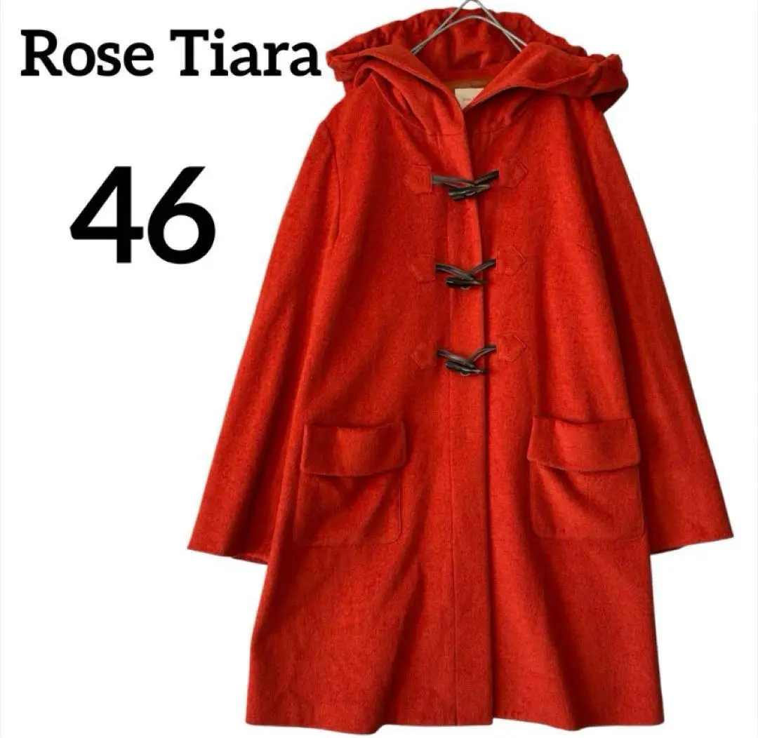 Rose Tiara 46 ローズティアラ コート ダッフルコート フード フォックスファー付きダッフルコート | Rose Tiara【ローズ