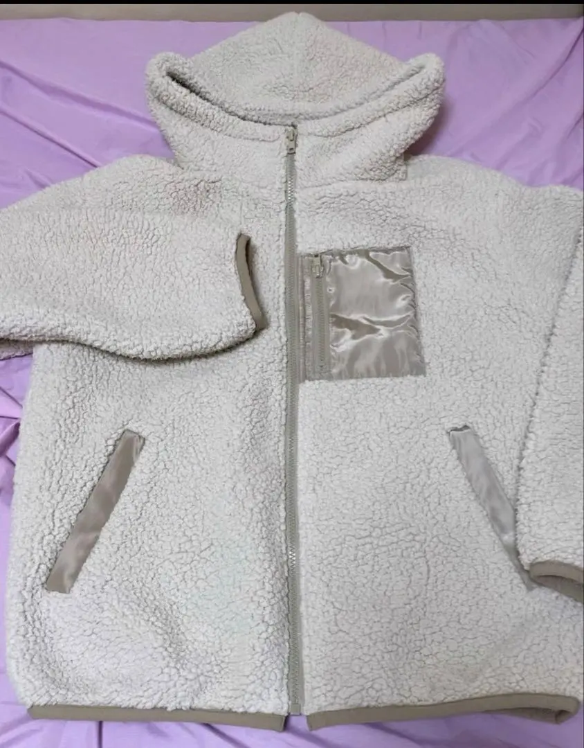 Thumbnail of OUTDOOR PRODUCTS Hooded Boa Jacket, Beige