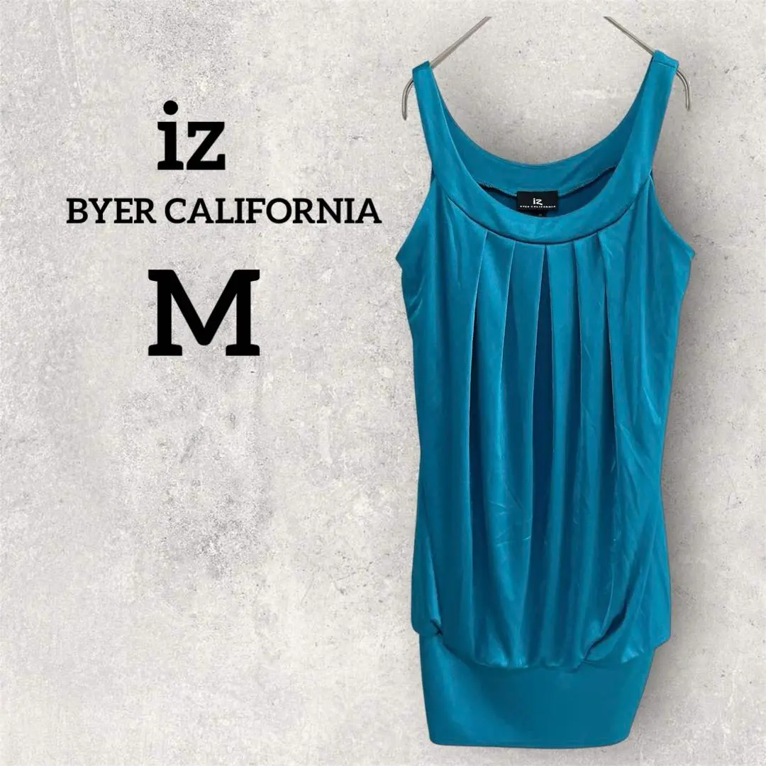 iz BYER CALIFORNIA【M】綠松石色 無袖連衣裙 的縮圖