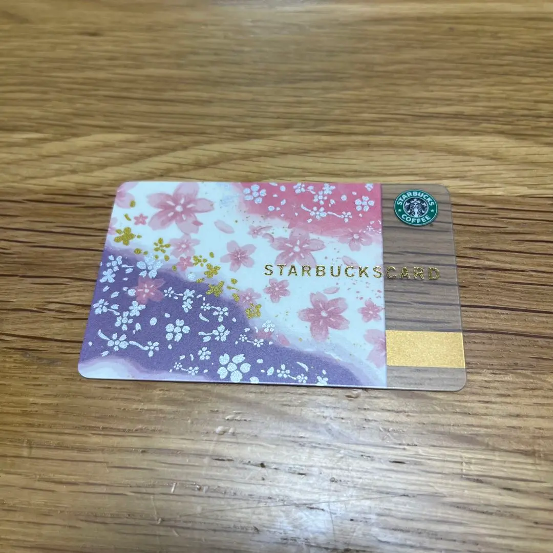 使用可　スターバックスカード　初代さくら　2010 PIN未削　残高0 スターバックスカード 旧ロゴ さくら