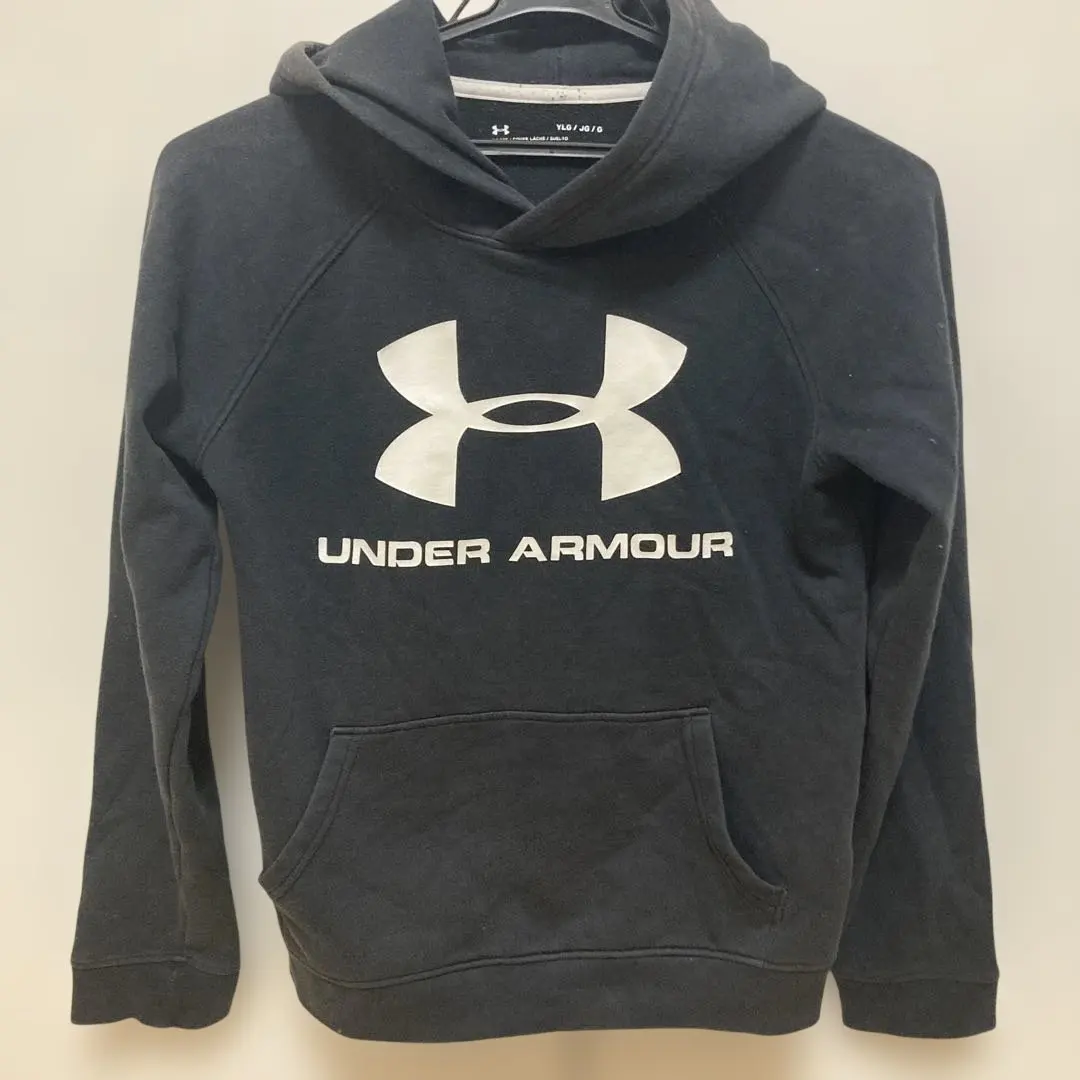 Thumbnail of UNDER ARMOUR Black Hooded Sweatshirt YLG