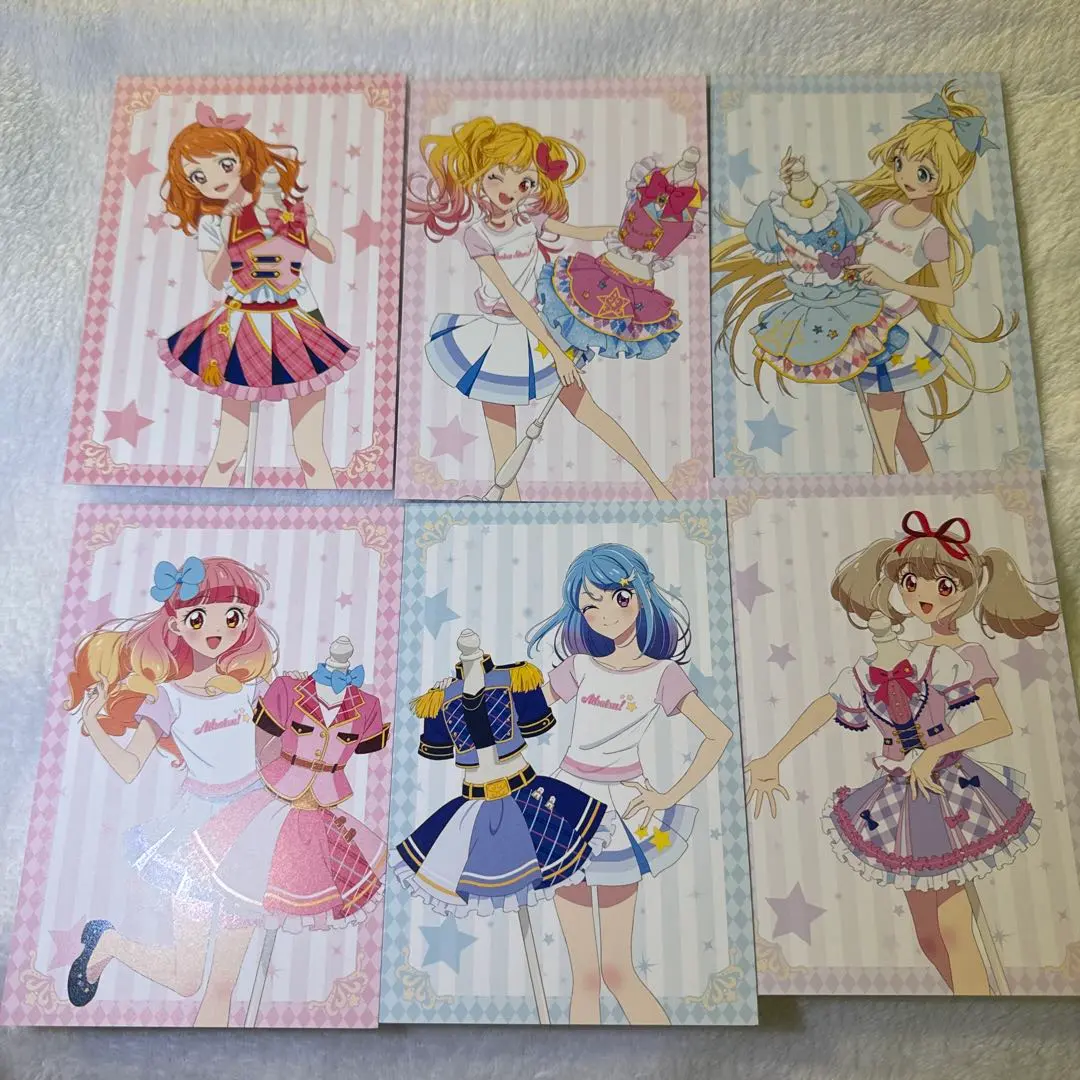 Thumbnail of Aikatsu! Large Costume Exhibition Postcards - 6 pieces