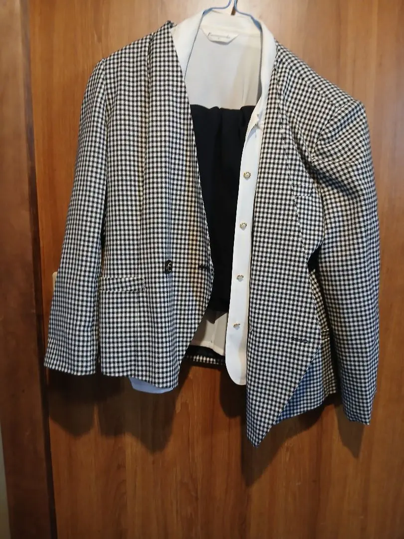 Thumbnail of Checkered jacket, shirt, and pants set. *10% off now*