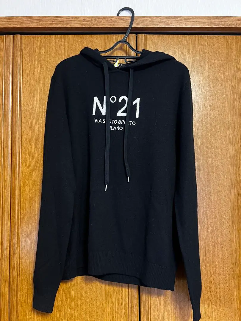 N°21 numero ventuno 長袖パーカー ブラック オーバーサイズ 楽天市場】ヌメロヴェントゥーノ N°21 メンズ トップス パーカー