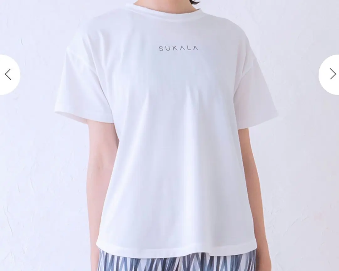 SUKALA】カップ付きジャガードトップス(XS・S・M・Lサイズ