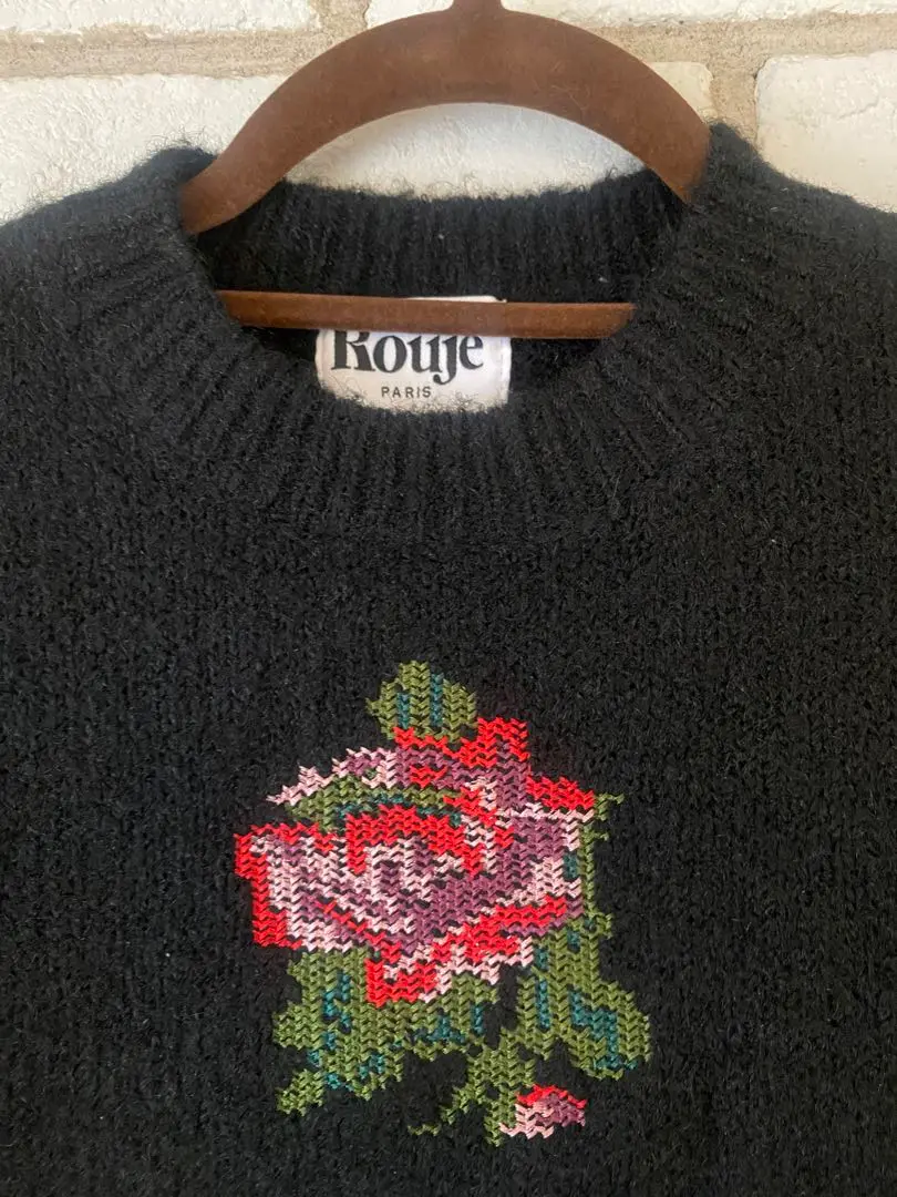 新品 Rouje PARIS ルージュ NERINA カーディガン 36ウール 新品 Rouje PARIS ルージュ NERINA カーディガン 36ウール