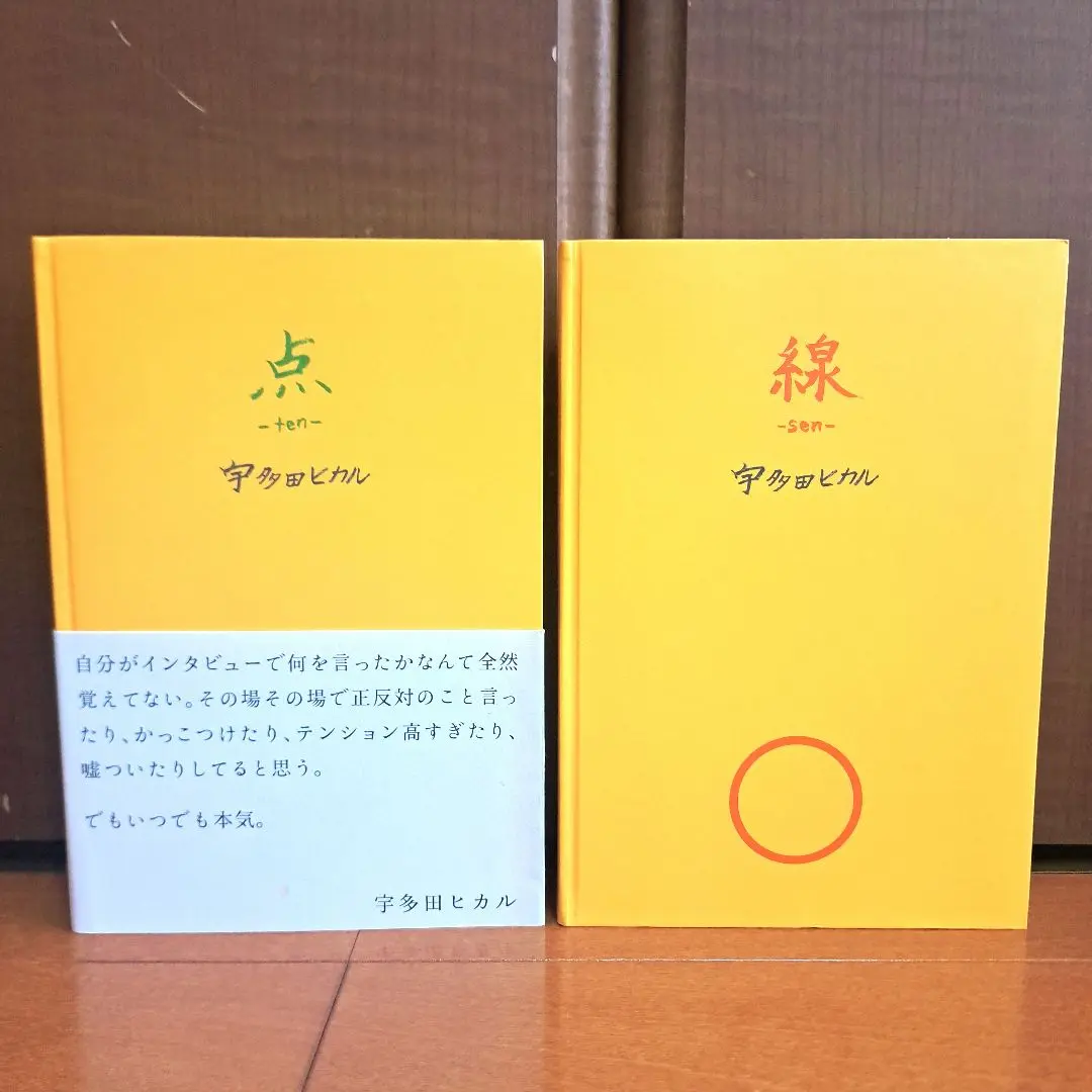 【絶版】宇多田ヒカル「点 ―ten―」「線 ―sen―」セット【希少】 点 -ten- 線 -sen- 2冊セット 宇多田ヒカル - メルカリ