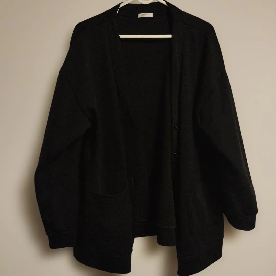 Thumbnail of CINEMA CLUB Long Sleeve Cardigan with Buttons Black LL