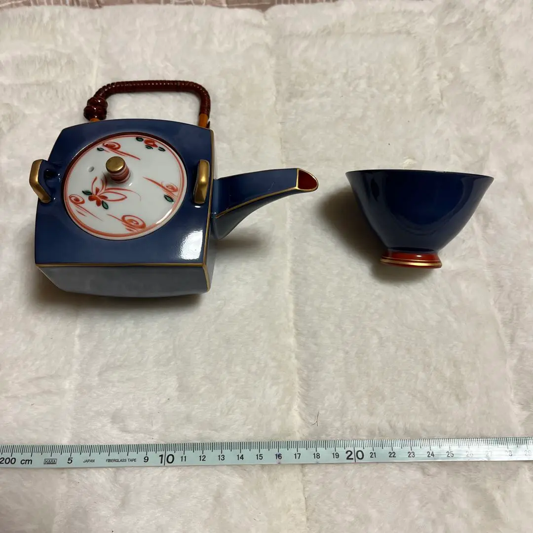 蔵珍窯 酒器セット 朱 未使用 美濃 急須 徳利 茶器セット たち吉好きにも 蔵珍窯 酒器セット 朱 未使用 美濃 急須 徳利 茶器セット たち吉好き
